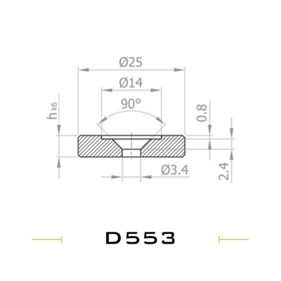 واشر فاصله انداز ستاک مدل D553